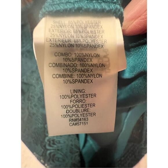 Guess Green/Black Embroidered Dress Sz 6 NWT - Picture 4 of 8